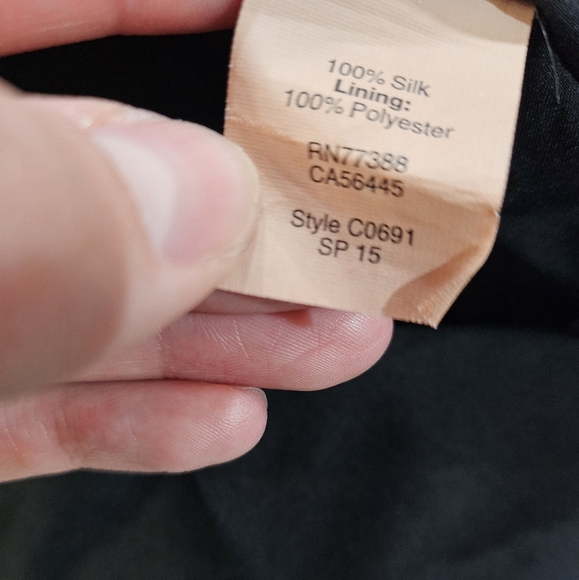 Madewell Silk Pull-on Above The Knee Black Skirt With Pockets Size M - Picture 6 of 6